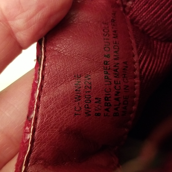 True Craft Women's Red Text Fabric TC-Winnie boots. Brand new. Never worn. - Picture 5 of 9